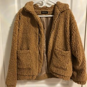 Lanshifei Oversized Sherpa Jacket (Size Medium)